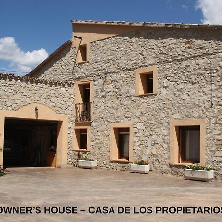 Hostal Cal Riba La Llacuna Exterior foto