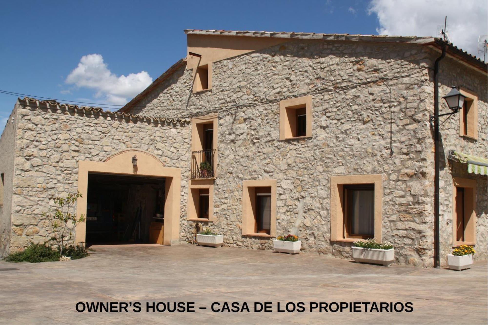 Hostal Cal Riba La Llacuna Exterior foto