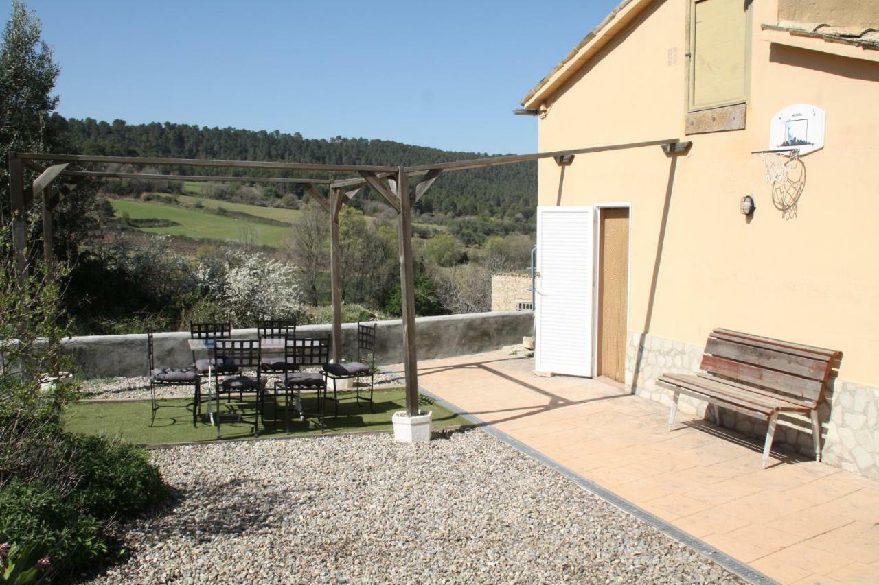 Hostal Cal Riba La Llacuna Exterior foto